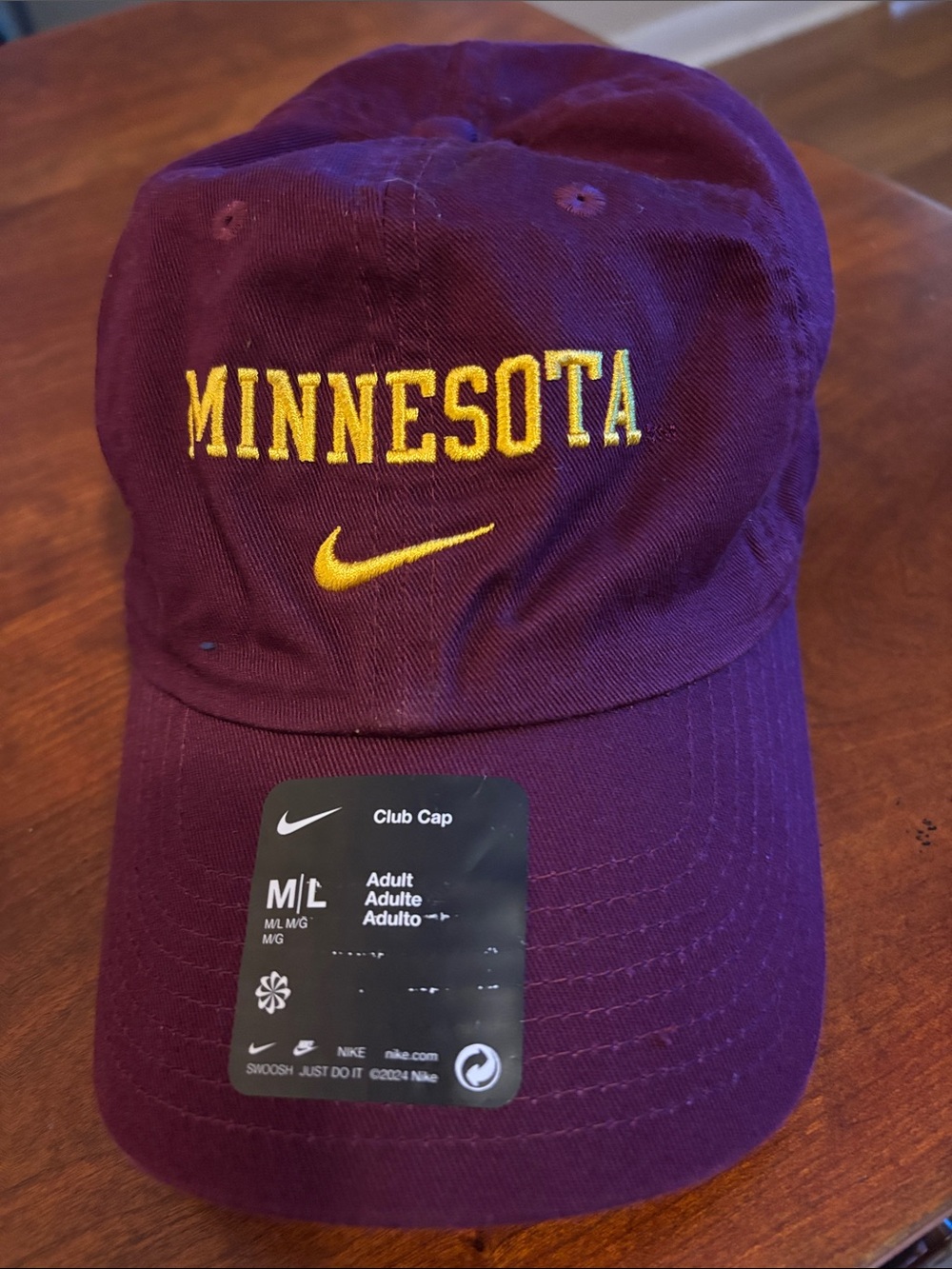 Nike Maroon Minnesota Golden Gophers Club Adjustable Hat